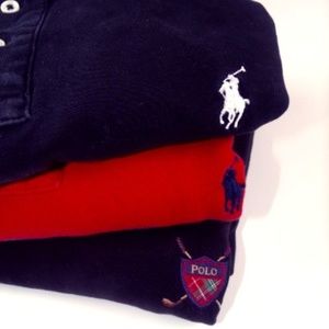 Bundle of 3 Ralph Lauren S/S Polo & Golf Vest